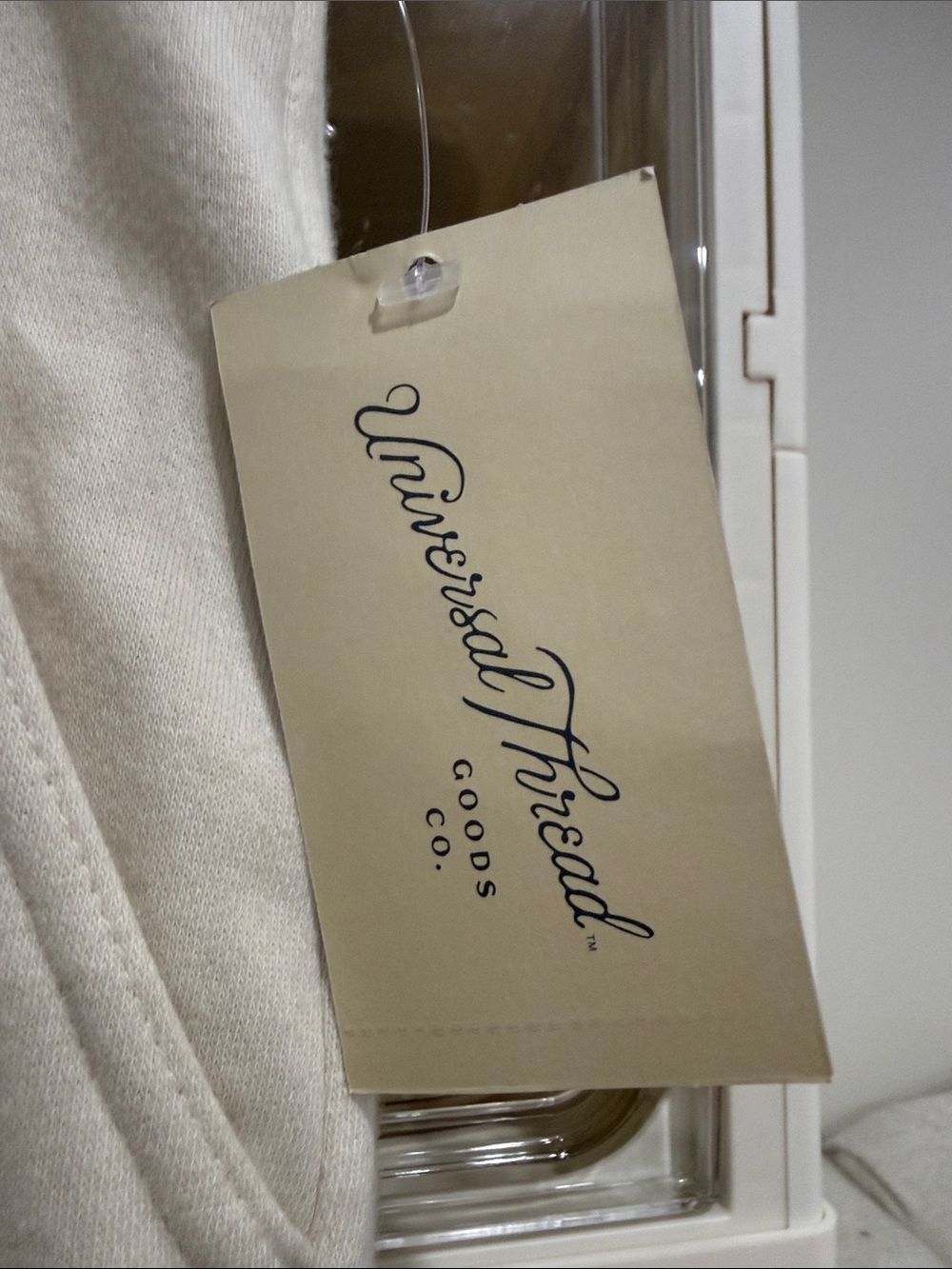 Universal Thread Cream Drawstring Joggers - Picture 2 of 8